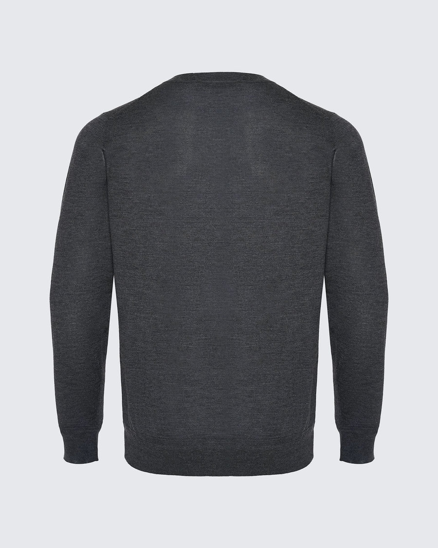 Hodge Wool Silk Cashmere V-neck Sweater
