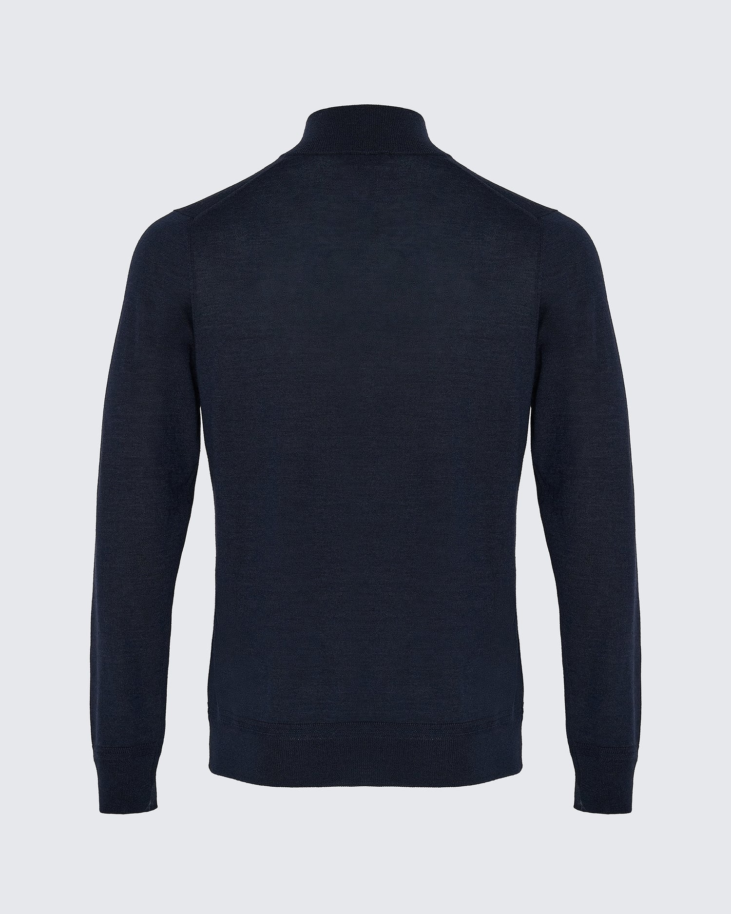 Hamilton Merino Wool Silk Cashmere Quarter Zip Jumper