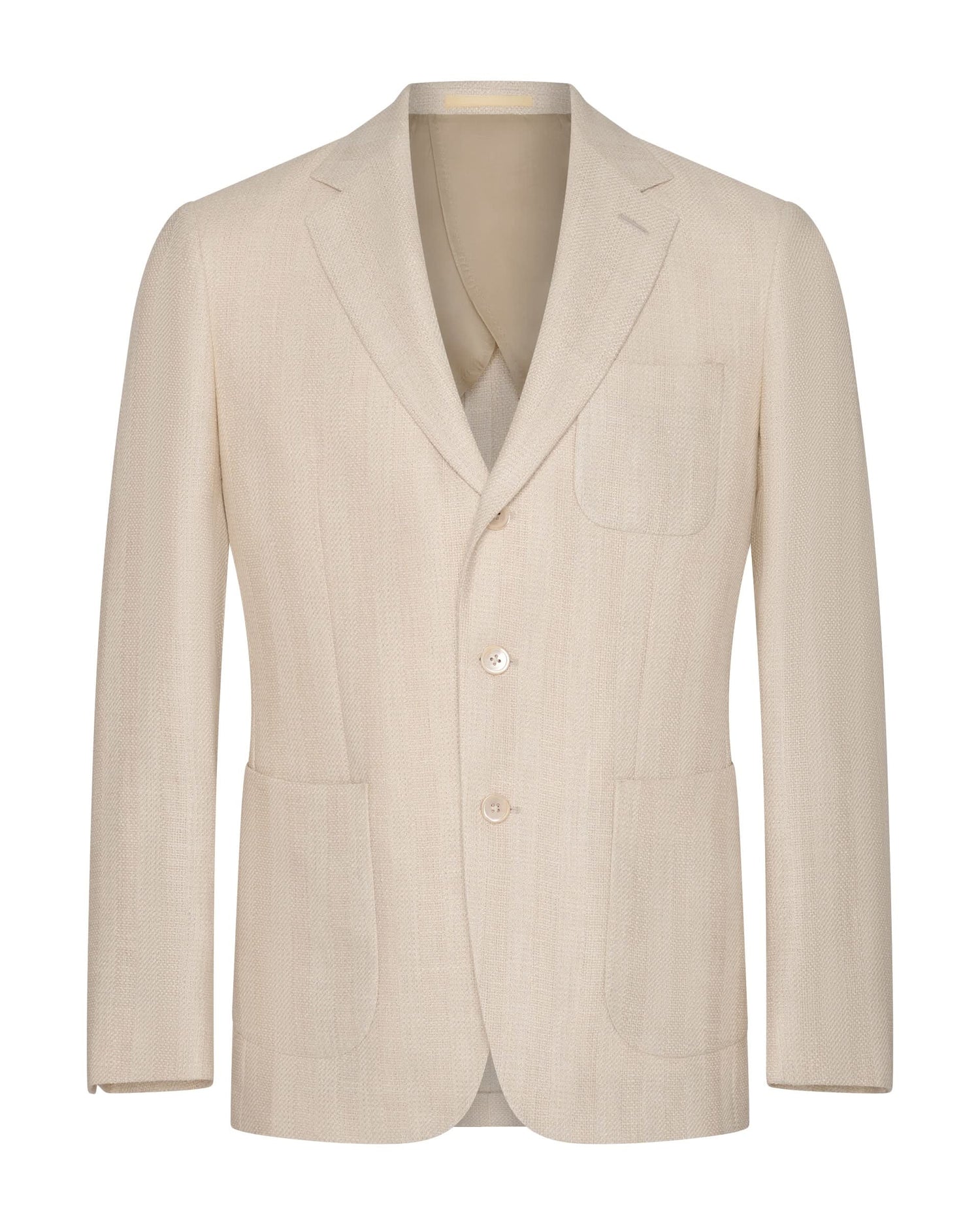 Hammond Virgin Wool, Silk &amp; Linen Blazer Cream