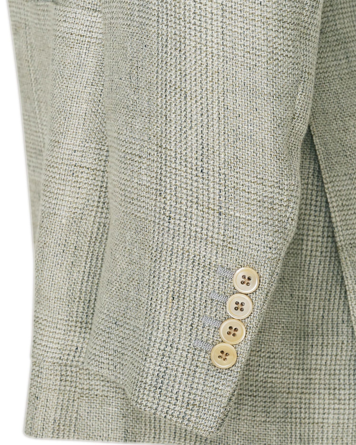 Hartley Linen Wool &amp; Silk Unstructured Blazer Light Grey