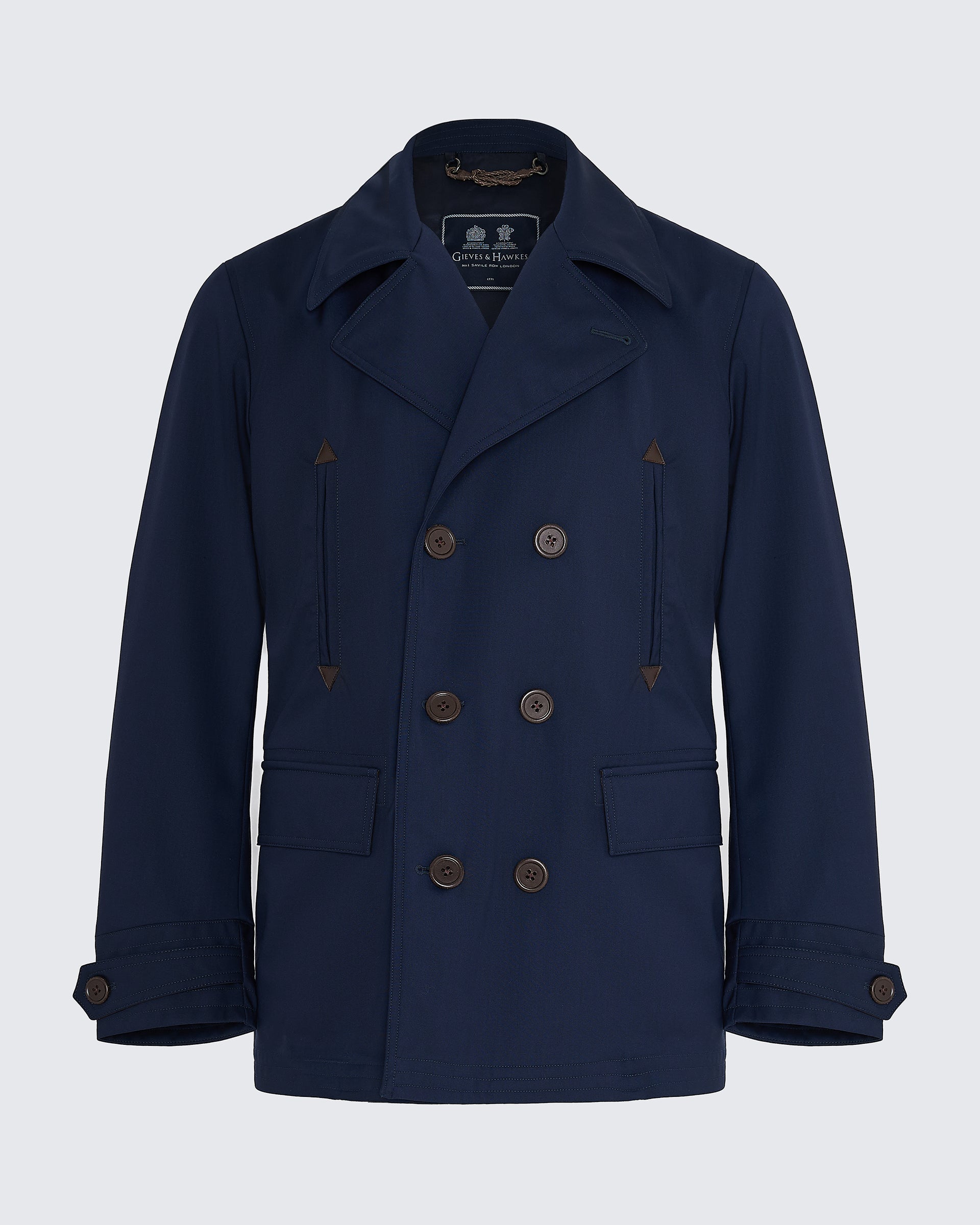 Hawkes Lazer Cut Peacoat Navy
