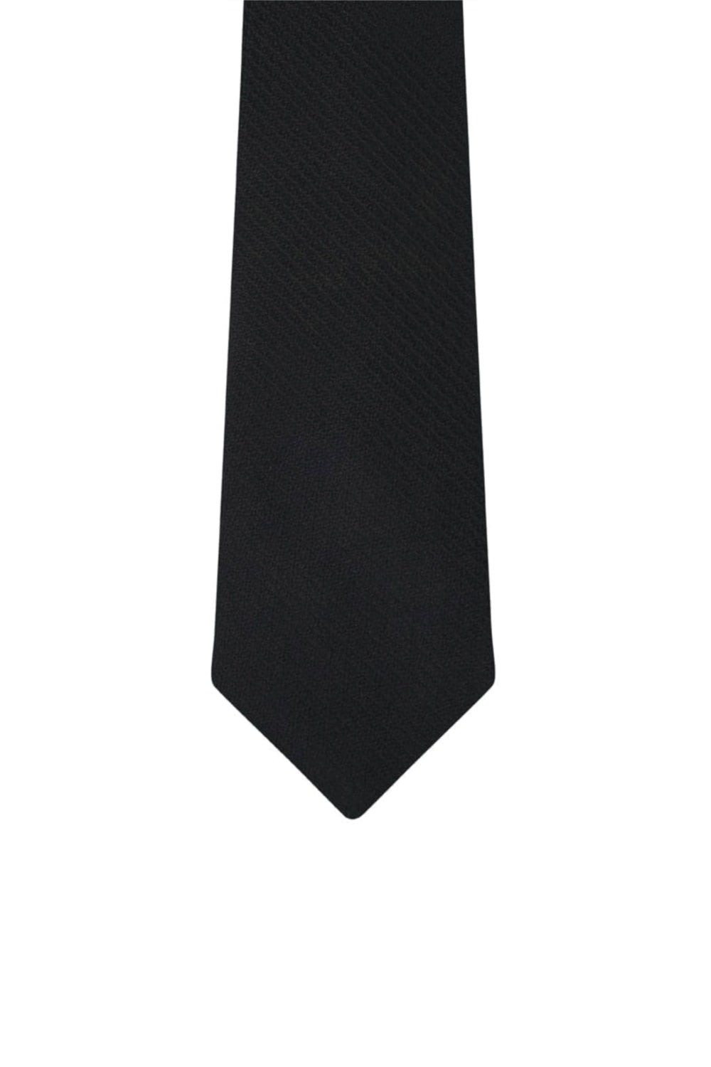 Black Officers Tie - Non Crease