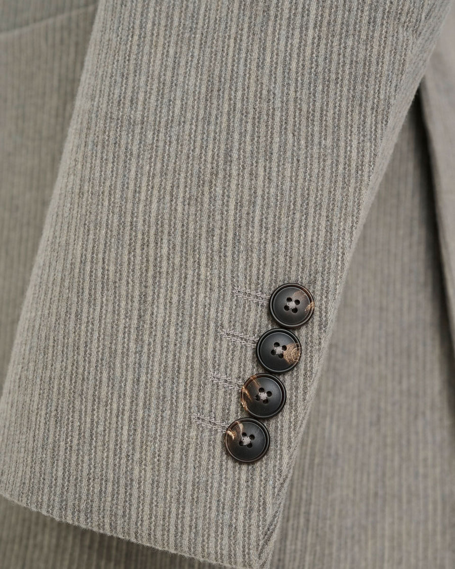 James Wool & Cashmere Corduroy Blazer Light Gray