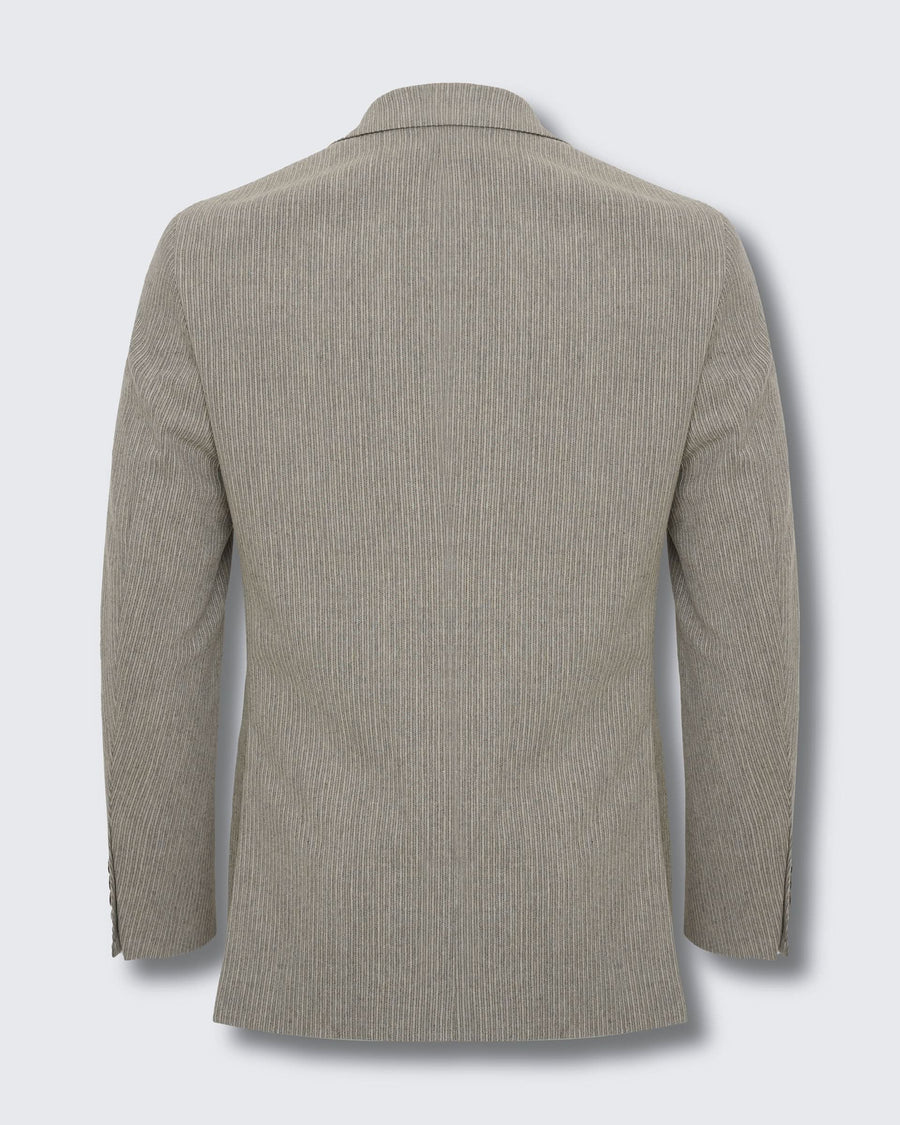 James Wool & Cashmere Corduroy Blazer Light Gray