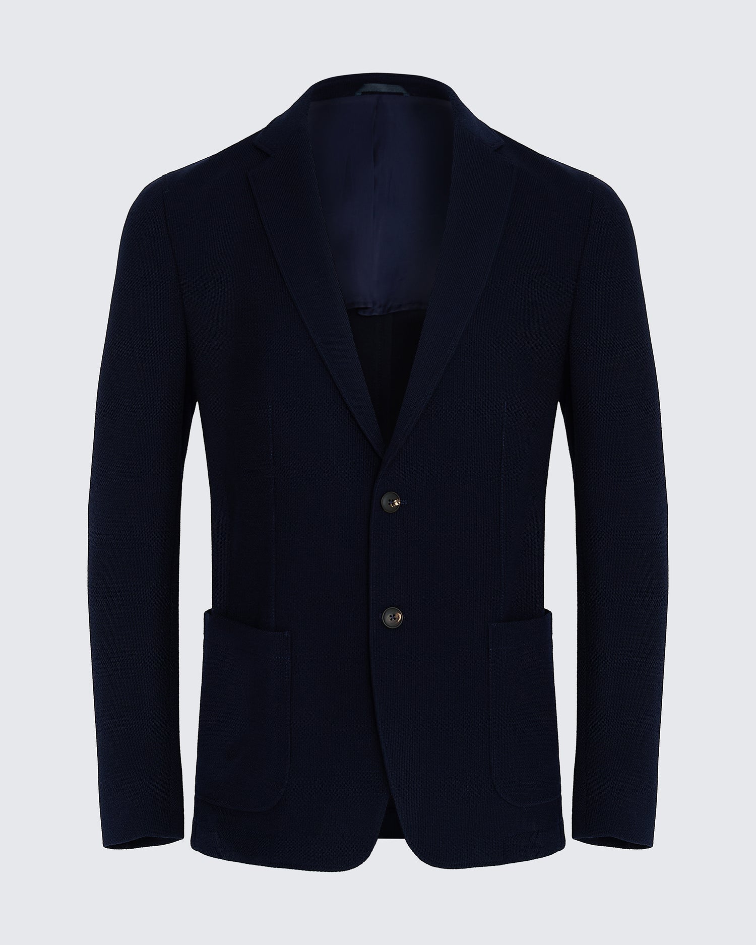 Jervoise Virgin Wool Cotton Blazer Navy