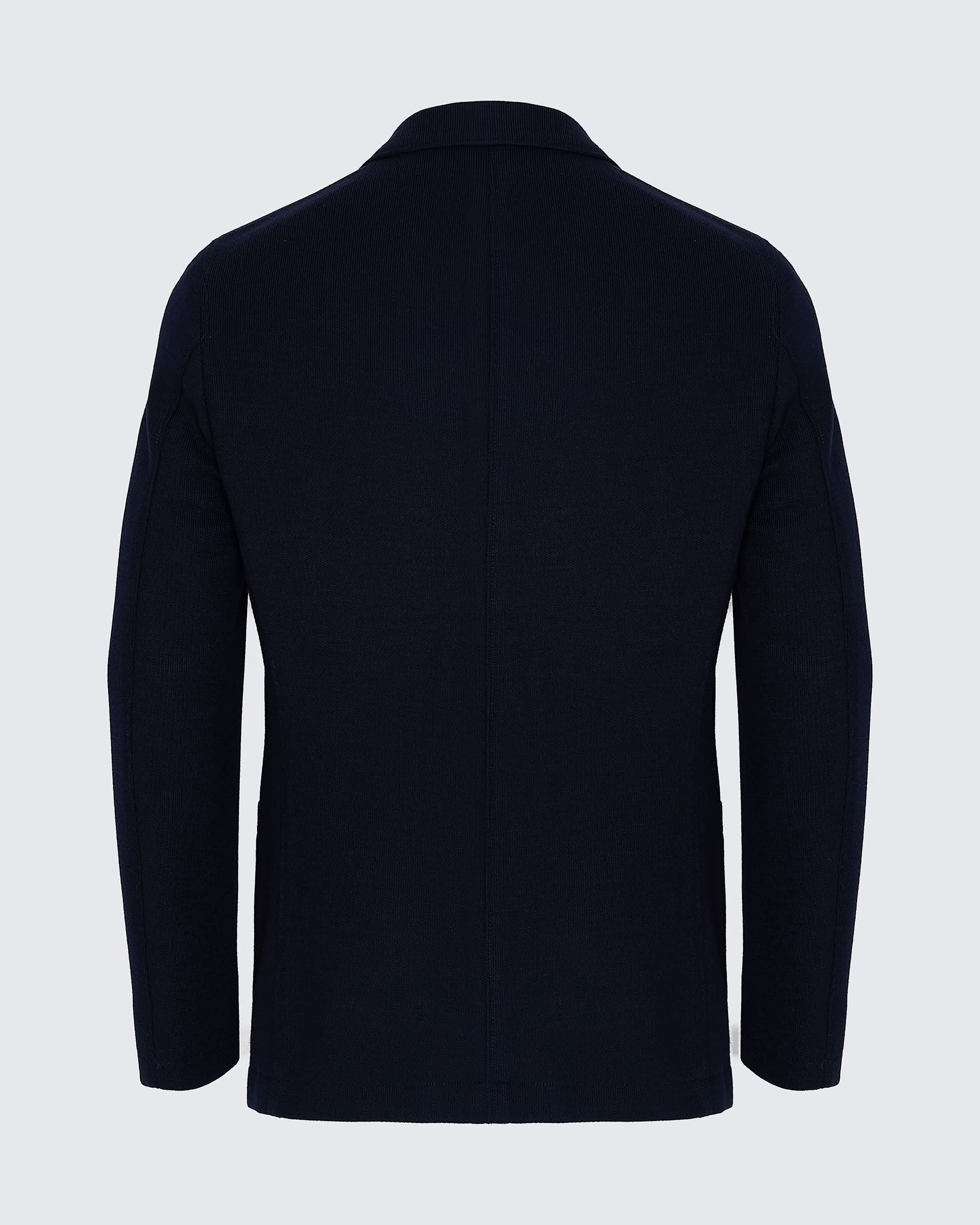 Jervoise Virgin Wool Cotton Blazer Navy – Gieves & Hawkes