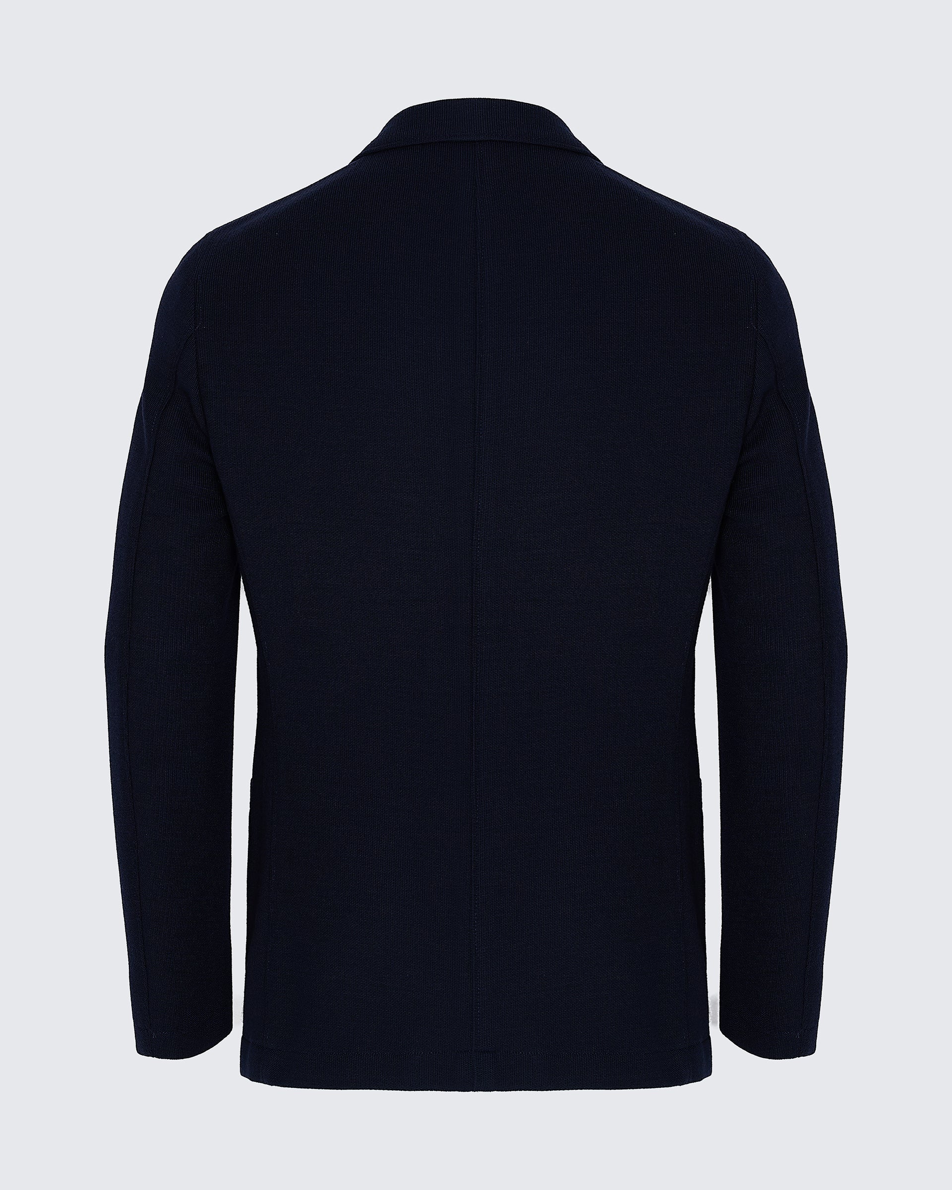 Jervoise Virgin Wool Cotton Blazer Navy