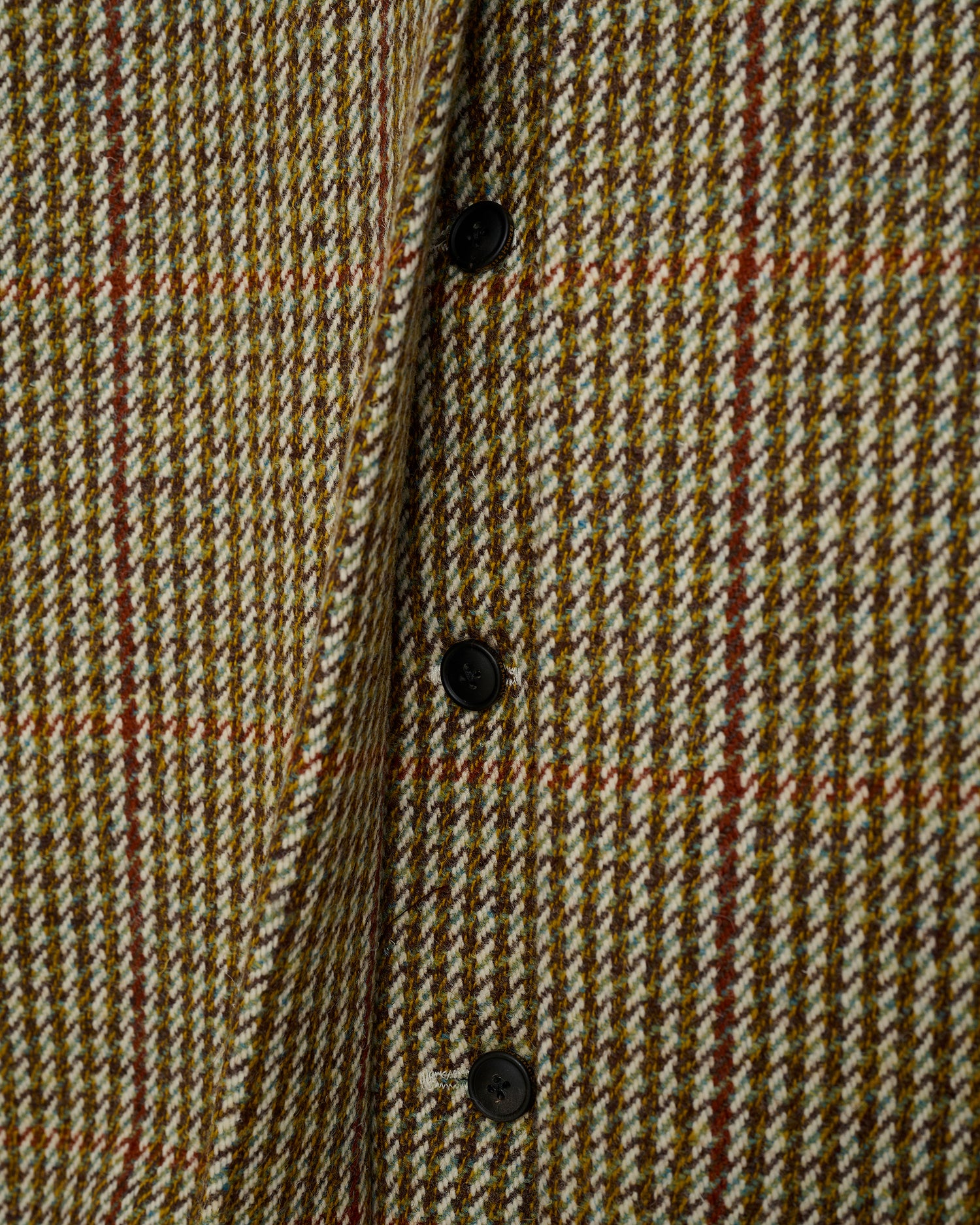Kenmore Herringbone Raglan Coat Multi Shepard Check