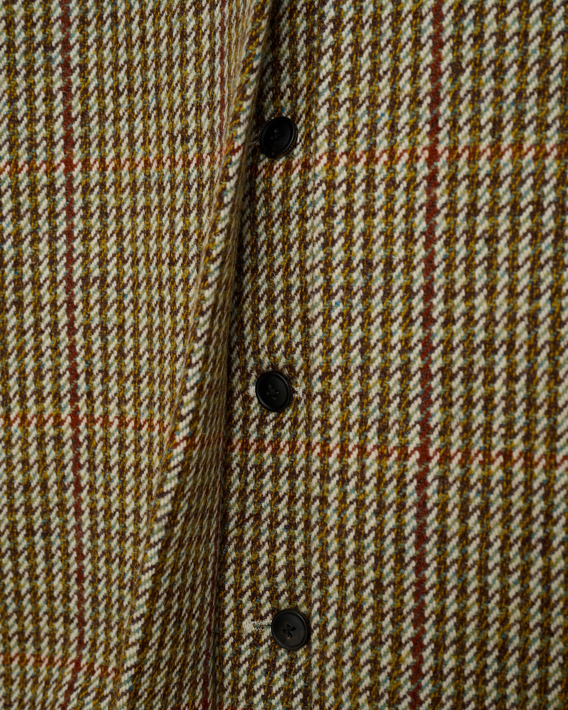 Kenmore Herringbone Raglan Coat Multi Shepard Check