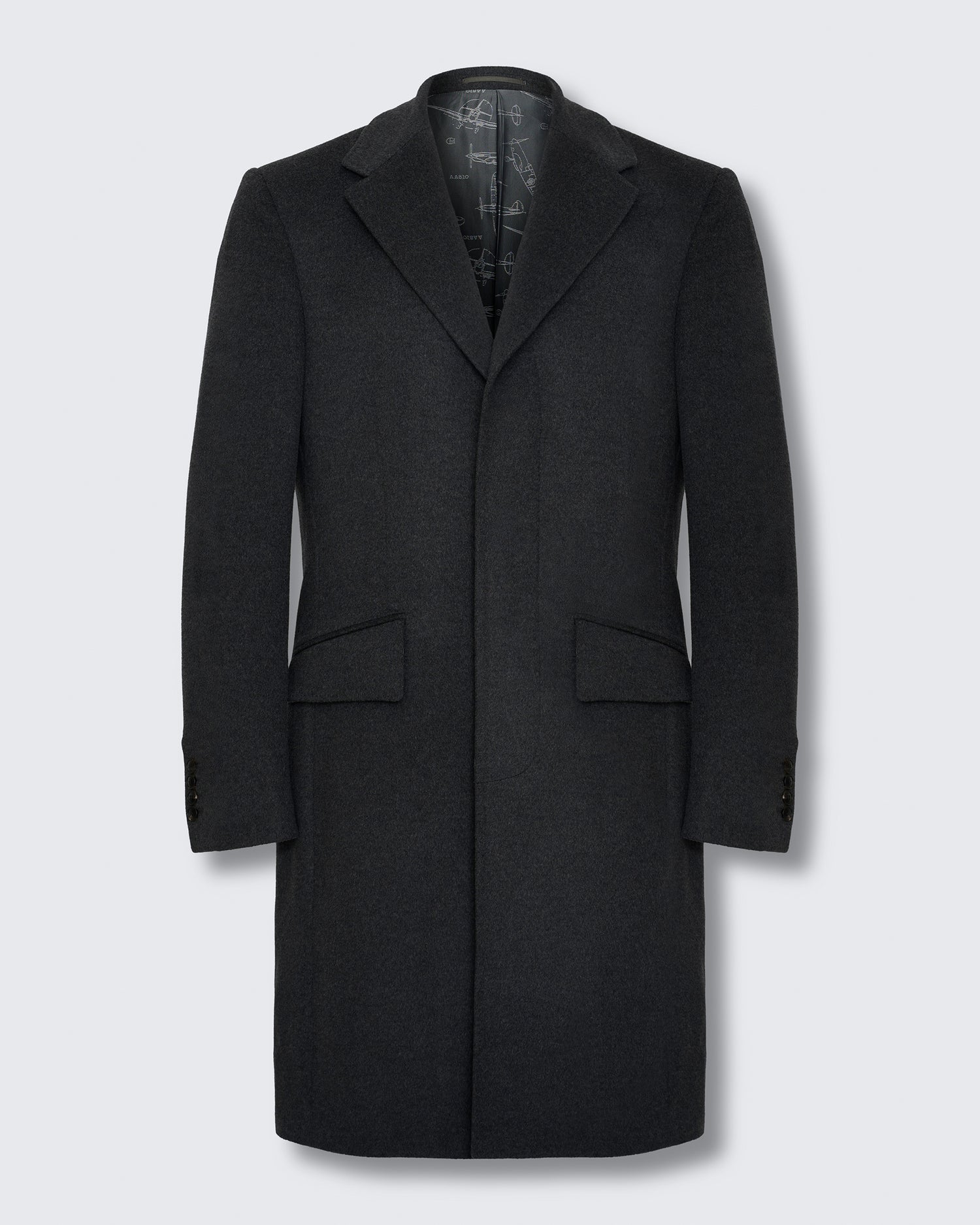 Kingsley Top Coat Charcoal