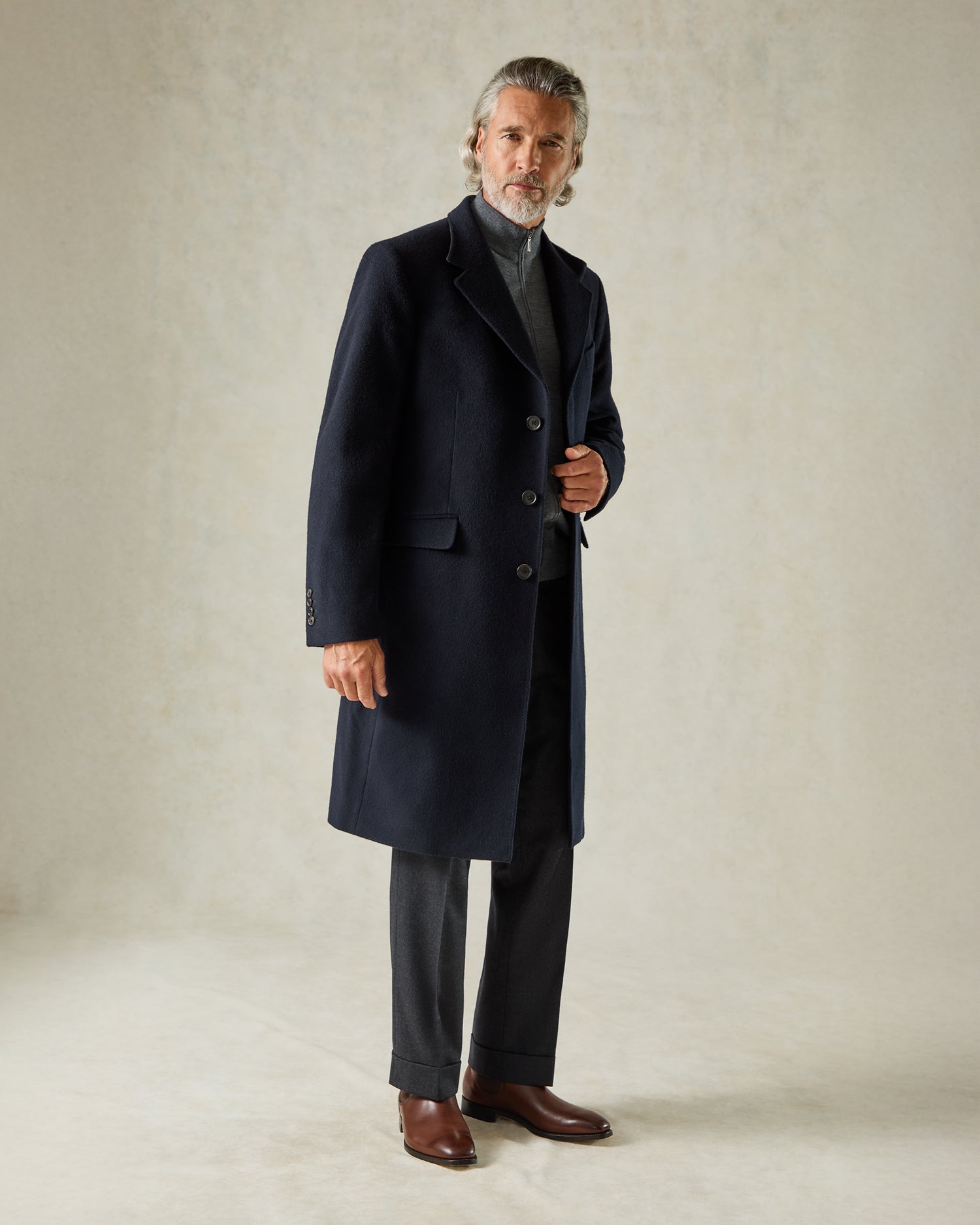 Kingsley Top Coat Navy