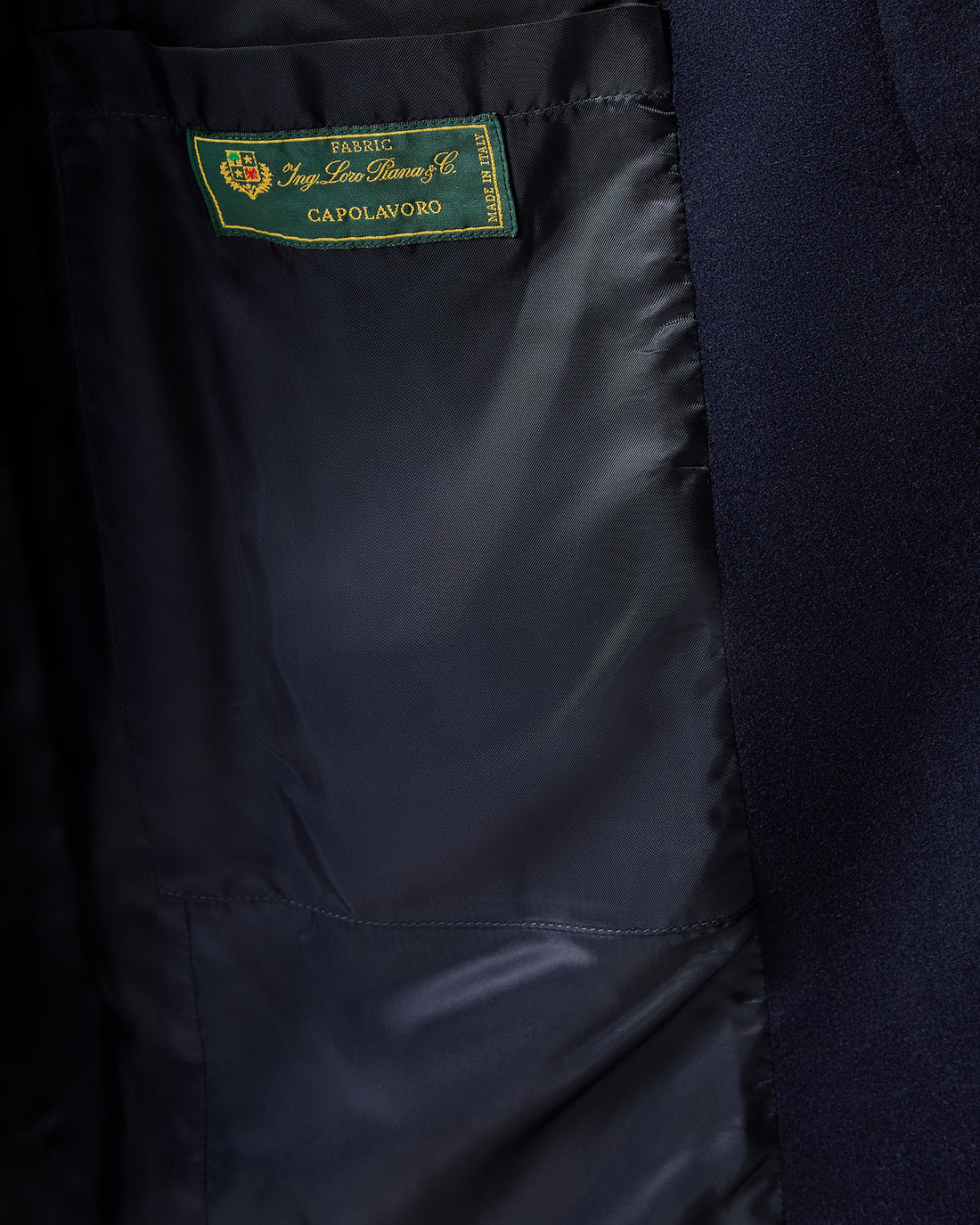 Kingsley Wool Overcoat Navy