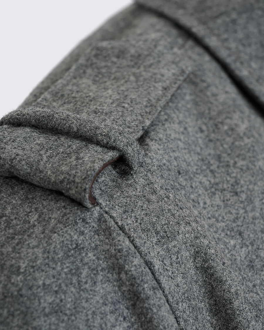 Lander Field Jacket Gray Flannel With Membrane