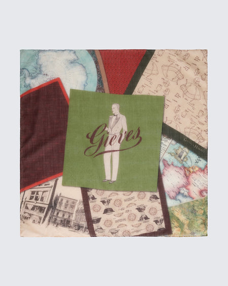 Kimberley Archive Patchwork Pocket Square