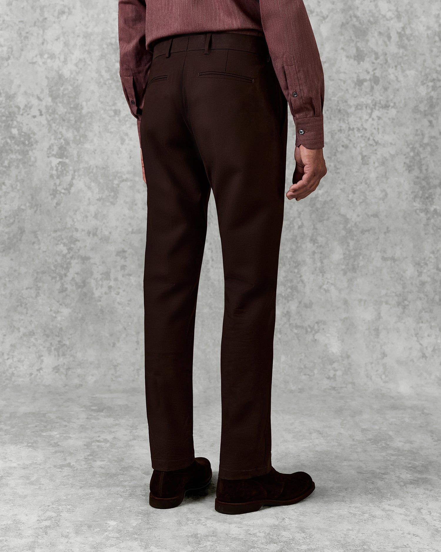 Walker Cotton Elastane Chino Brown