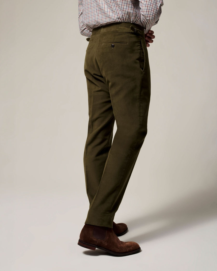 Hayter Moleskin Pleated Pant