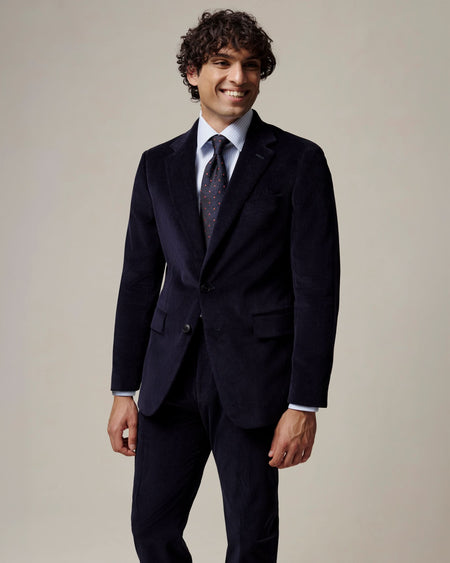 Ebbs Corduroy Cotton & Virgin Wool Suit Jacket