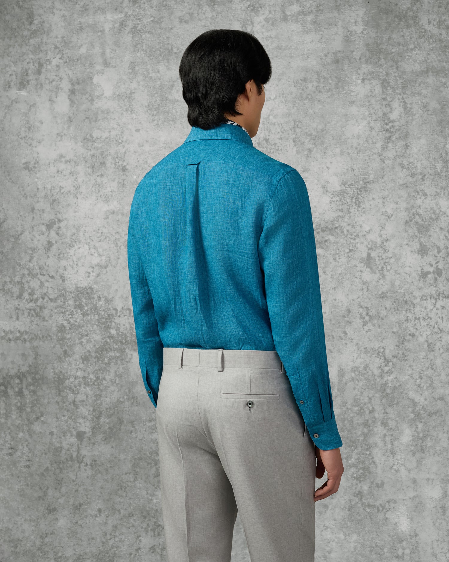 Dixon Linen Shirt Teal