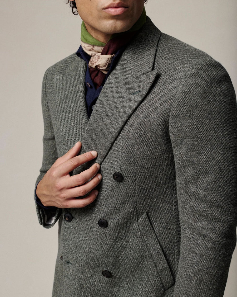 Farland Jersey Cotton Blazer Green