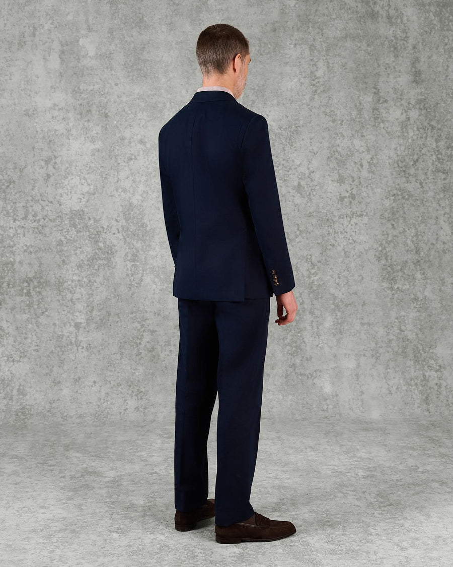 Stanley Cotton Cashmere Suit Jacket Navy