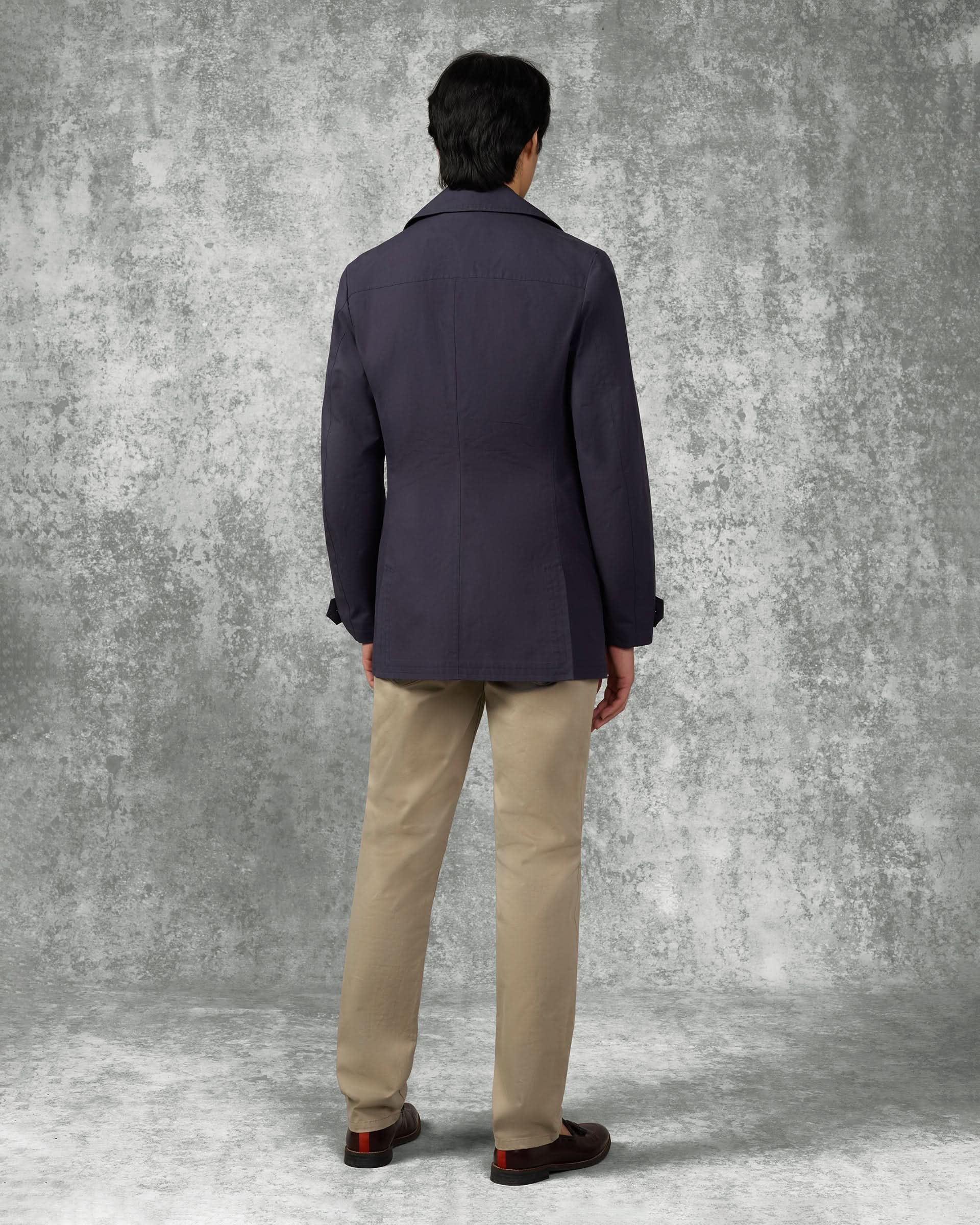 Spencer Ventile Cotton Water Repellent Peacoat Navy