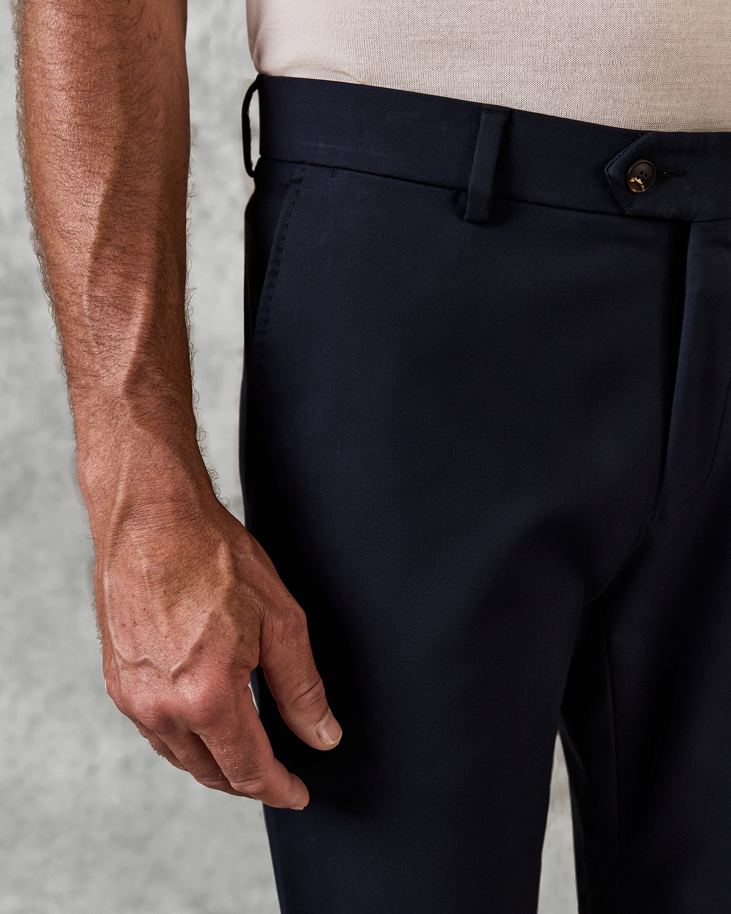 Walker Cotton with Stretch Chino Navy