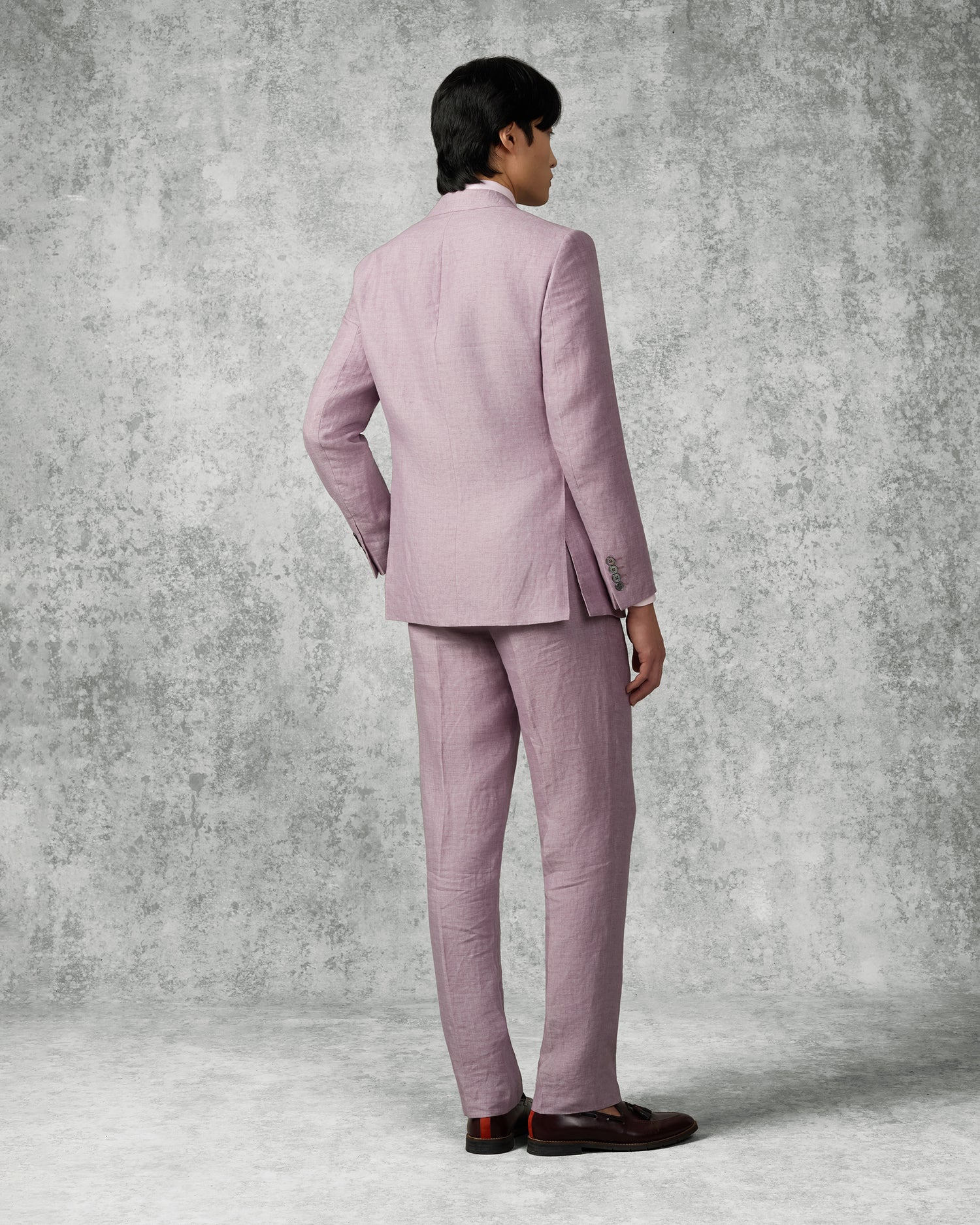 Palmer Linen Suit Jacket Mauve