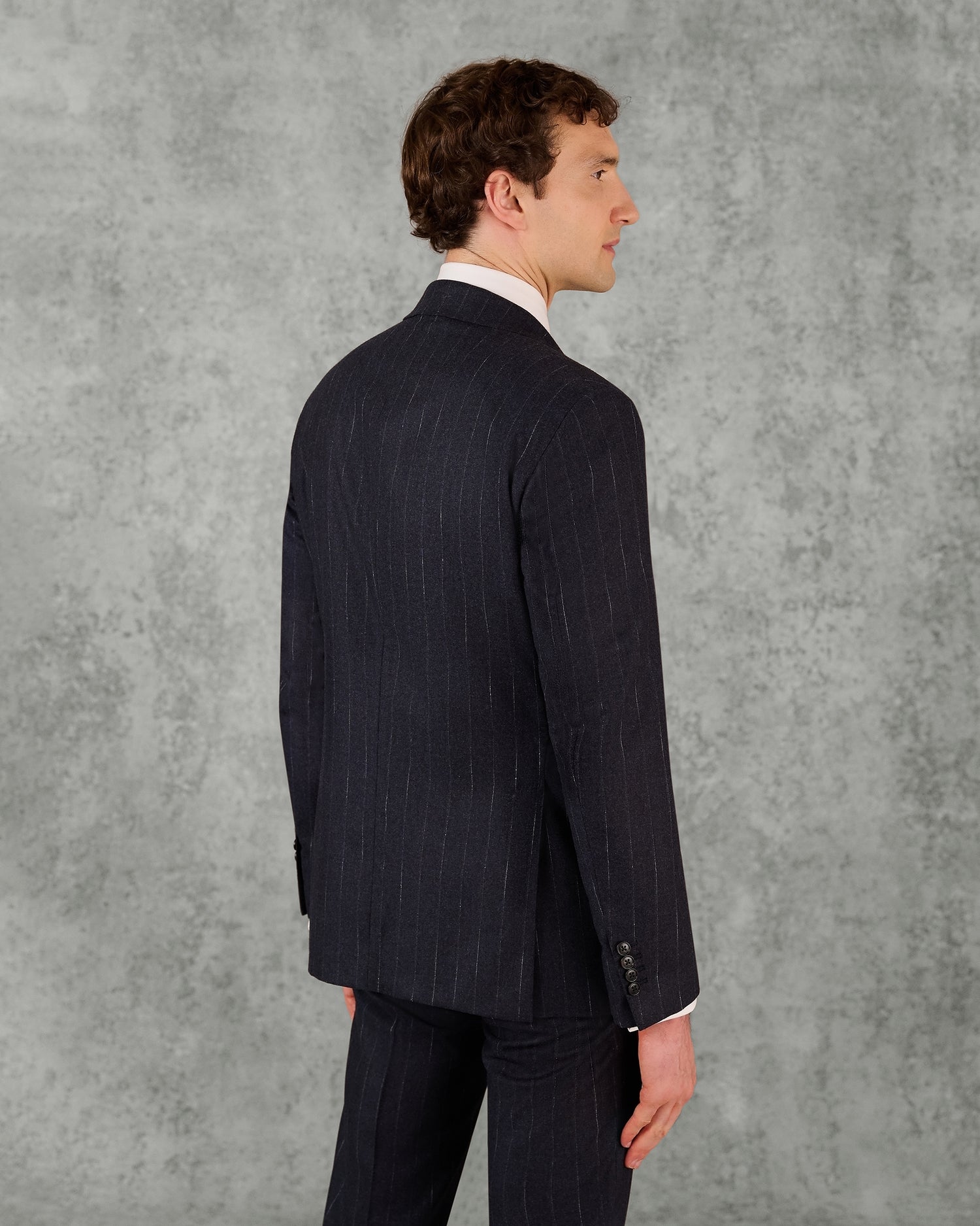 Callaghan Stripe Cashmere &amp; Wool Suit