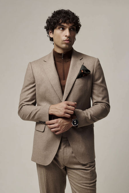 Daniels Flannel Virgin Wool Suit Jacket