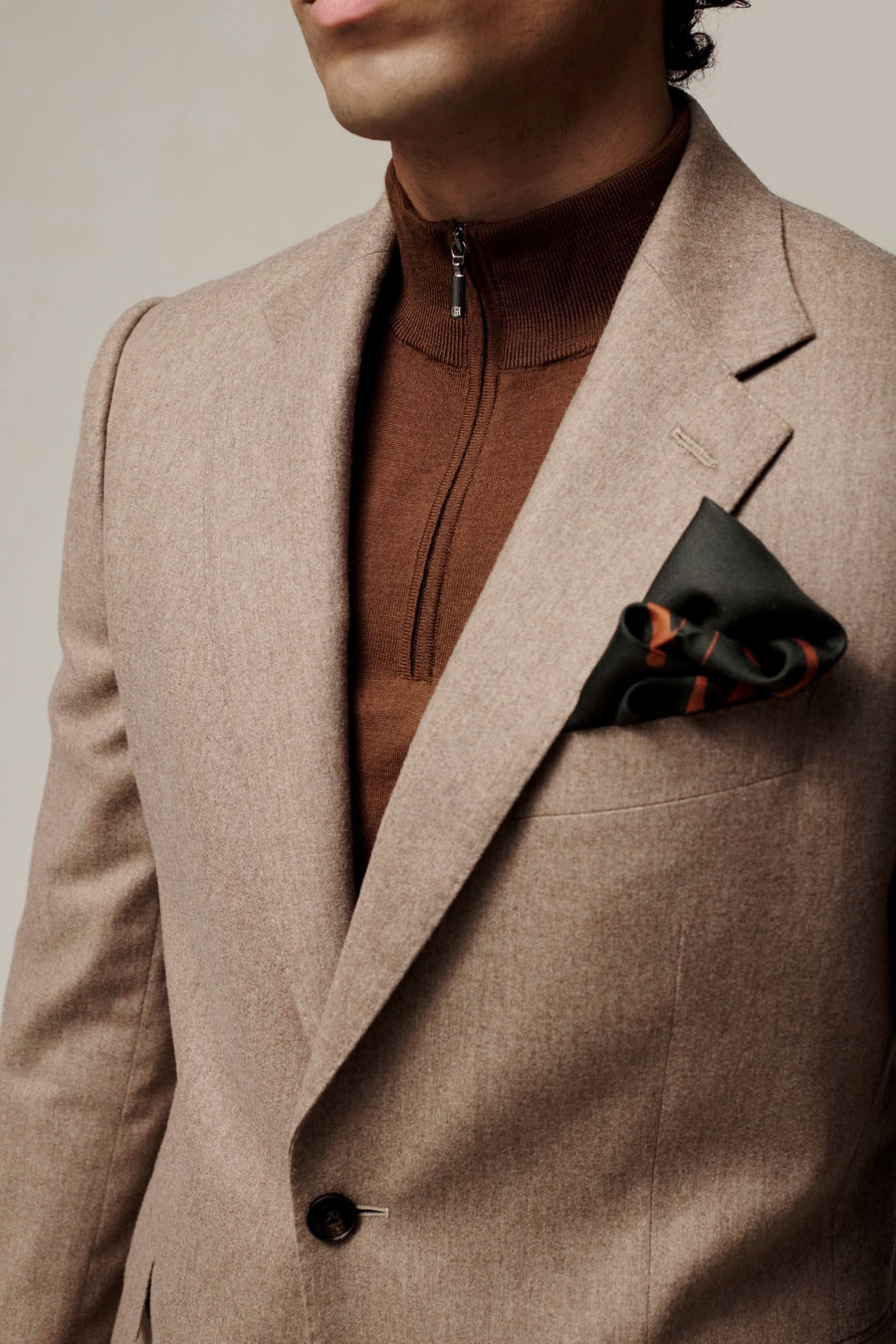 Daniels Flannel Virgin Wool Suit Jacket
