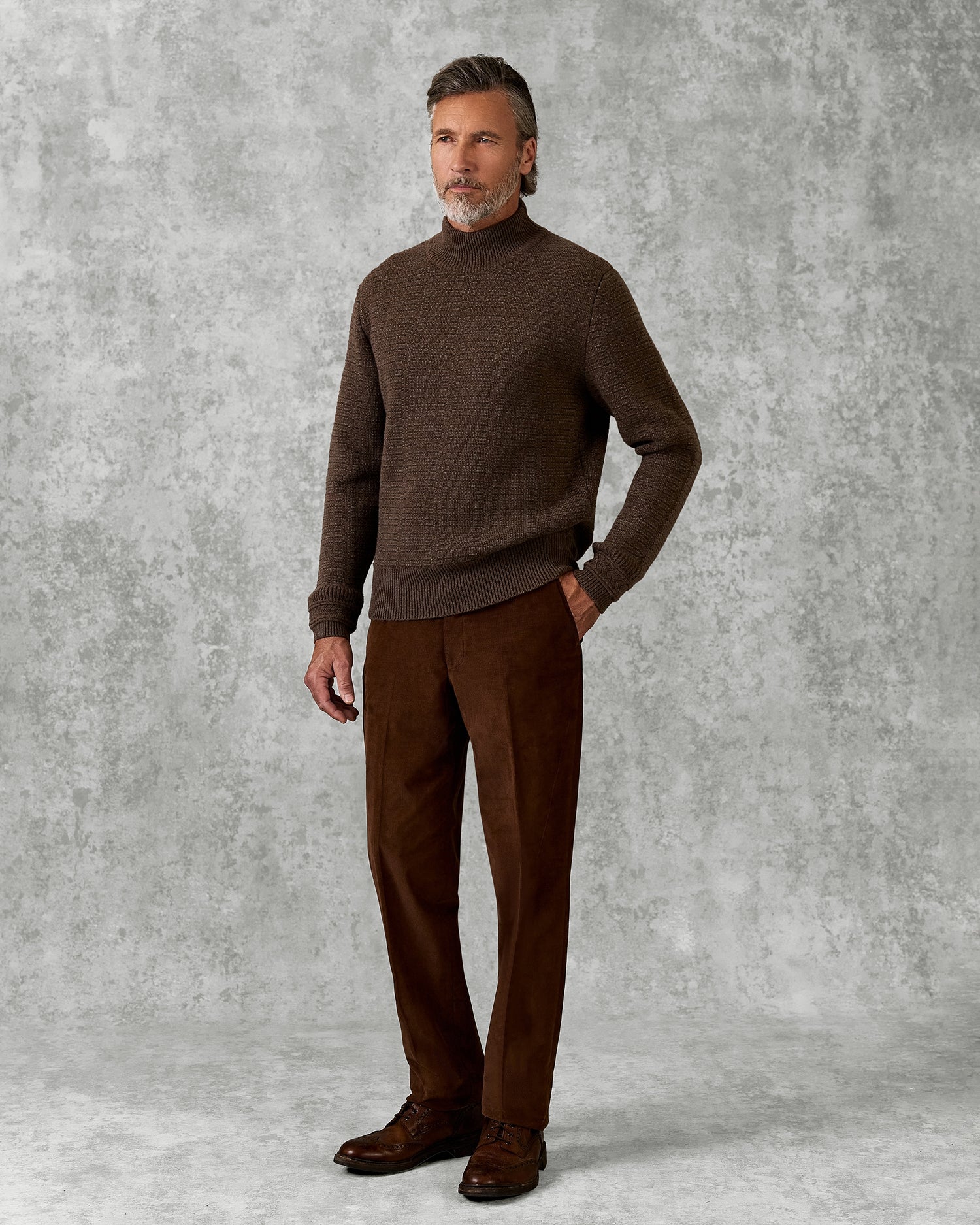 Ballentyne Morse Code Wool Knit Camel