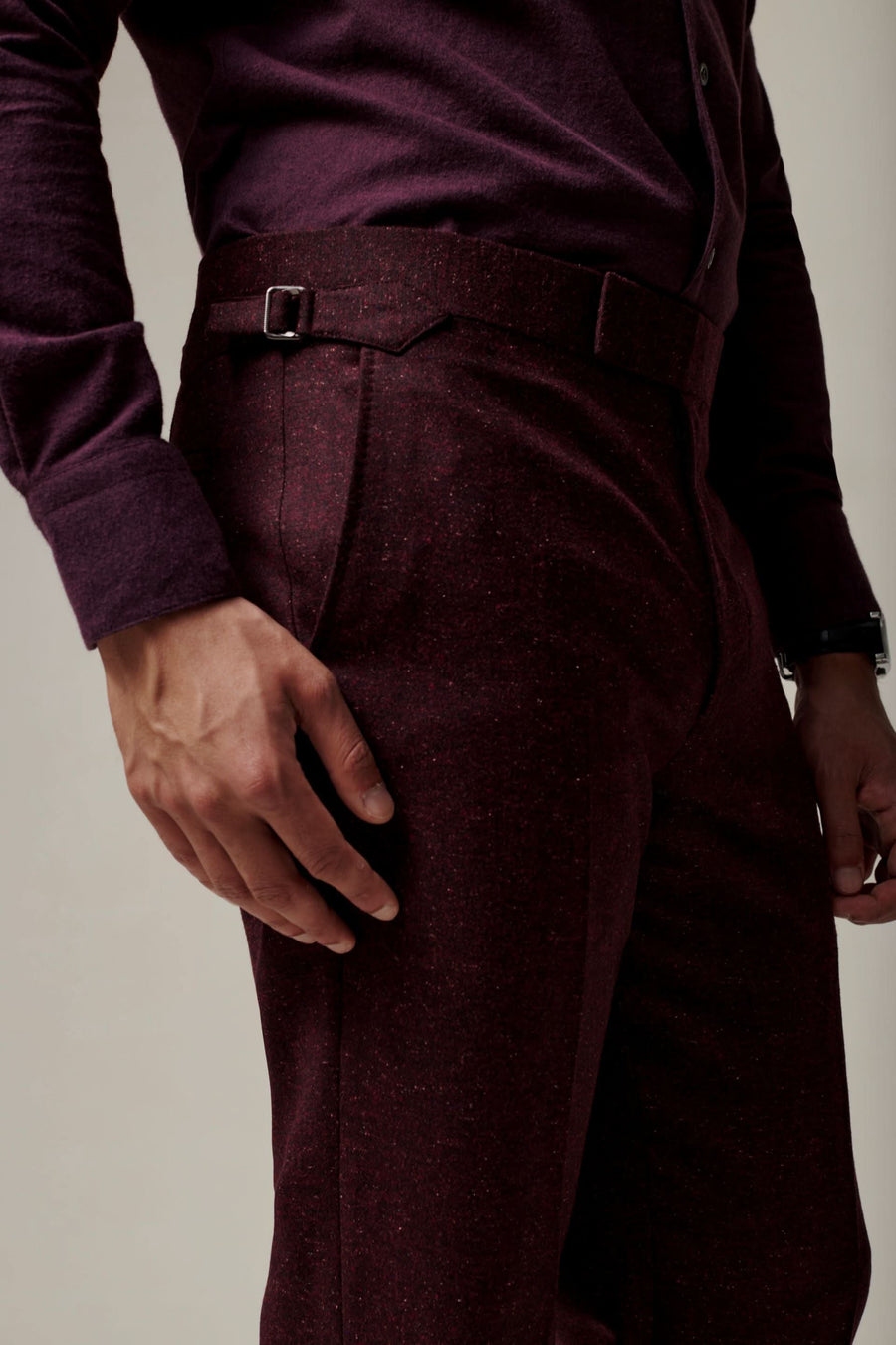 Donell Donegal Wool Silk & Nylon Suit