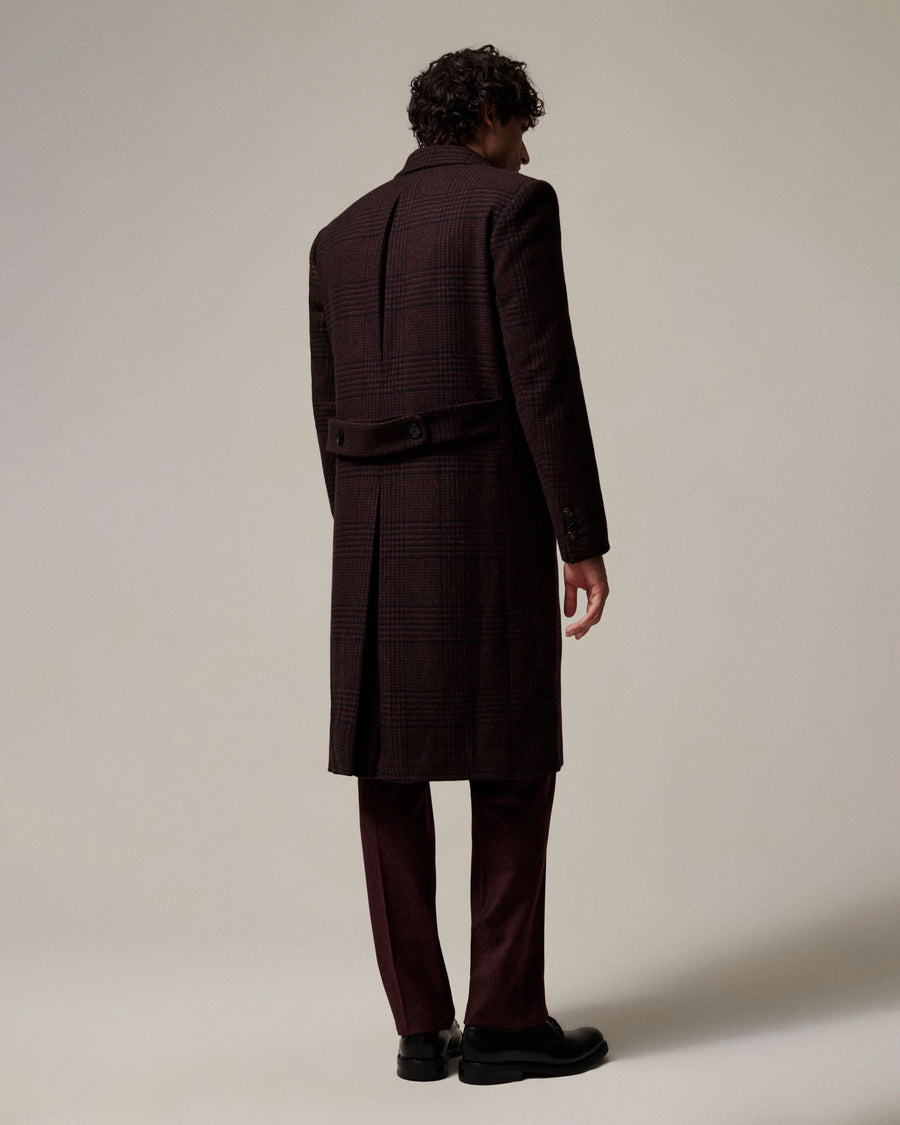 Pherson Check Virgin Wool & Cashmere Coat