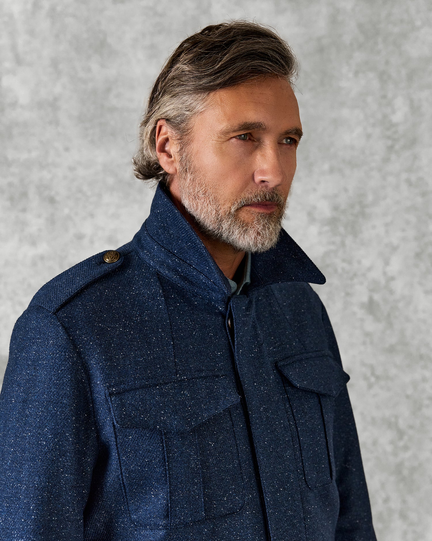 Tom Utility Harrington Mid Blue Donagal Flannel