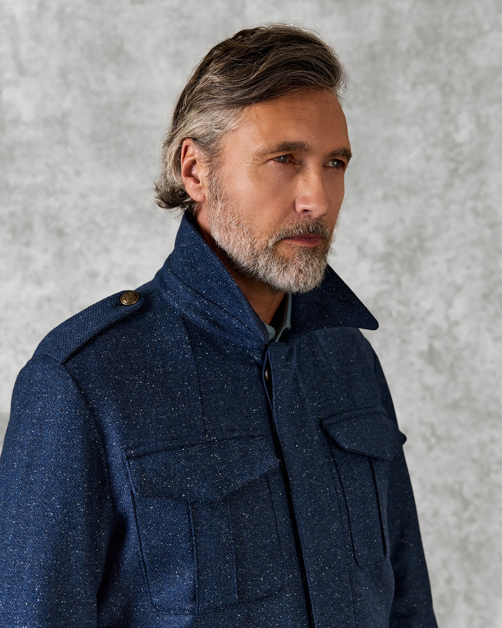 Tom Utility Harrington Mid Blue Donagal Flannel