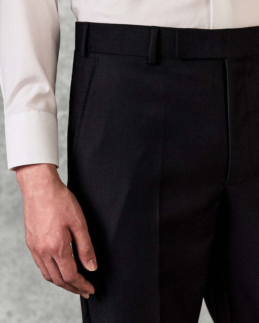 Clarke Wool Suit Trouser Black
