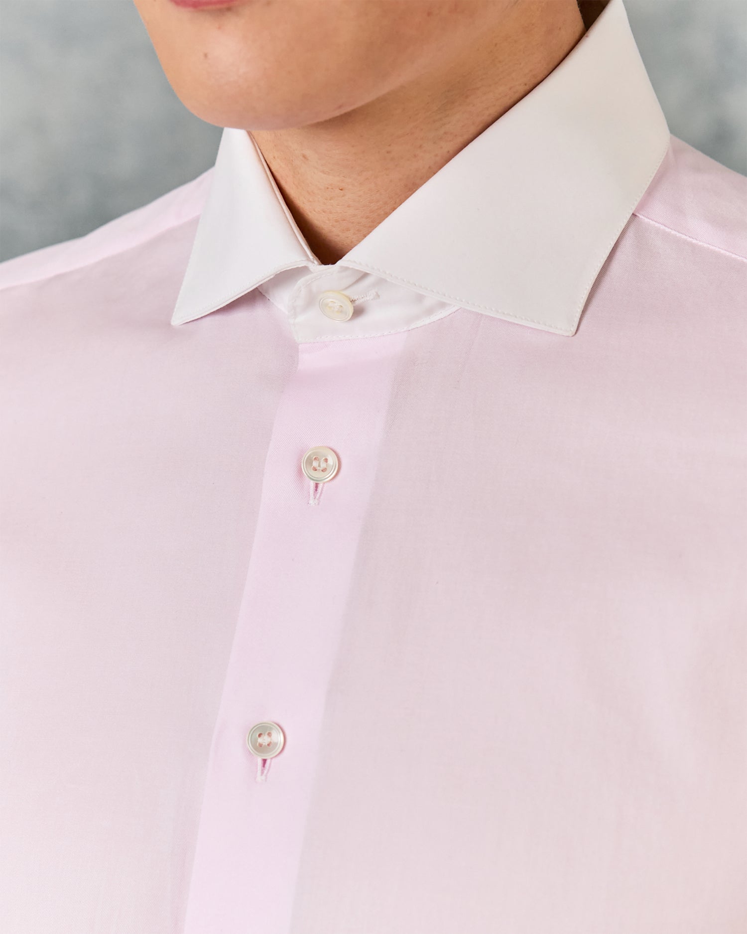 Warren Cotton Double Cuff Shirt Pink
