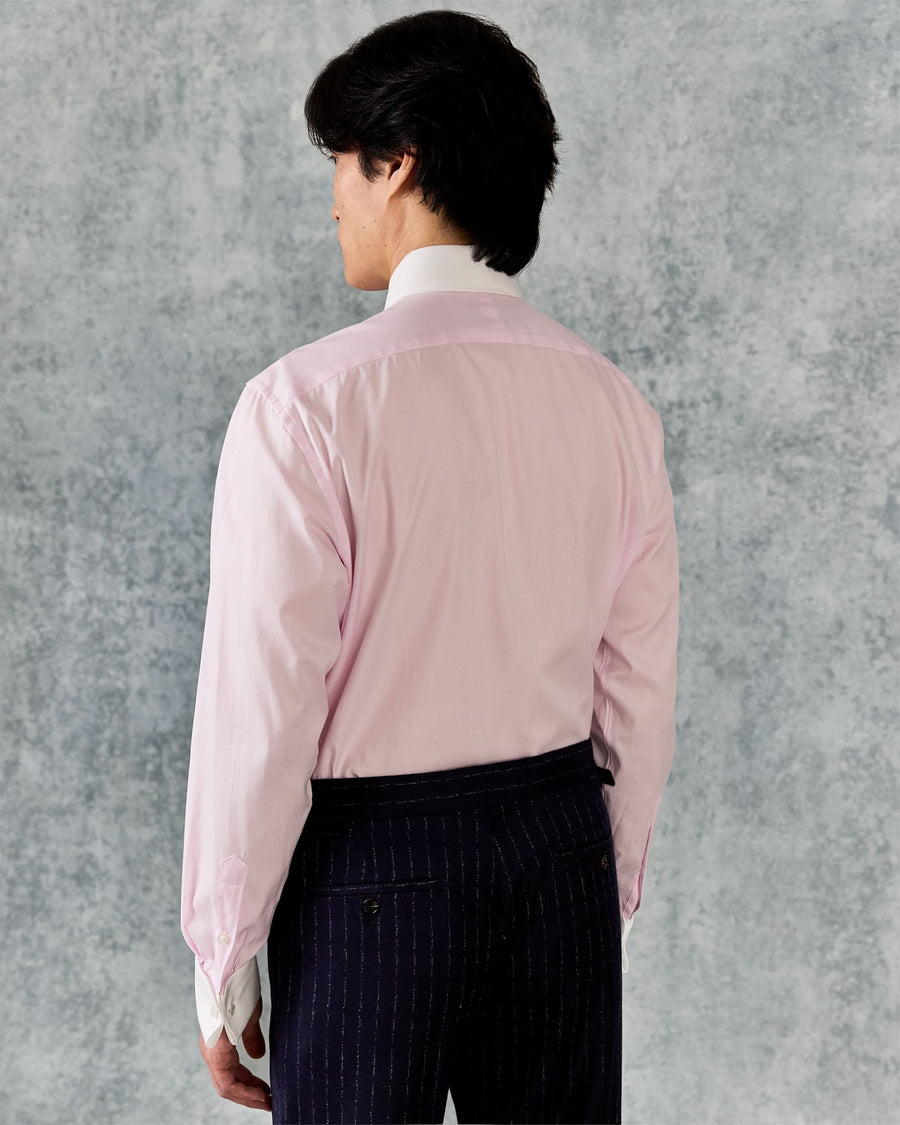 Warren Cotton Double Cuff Shirt Pink