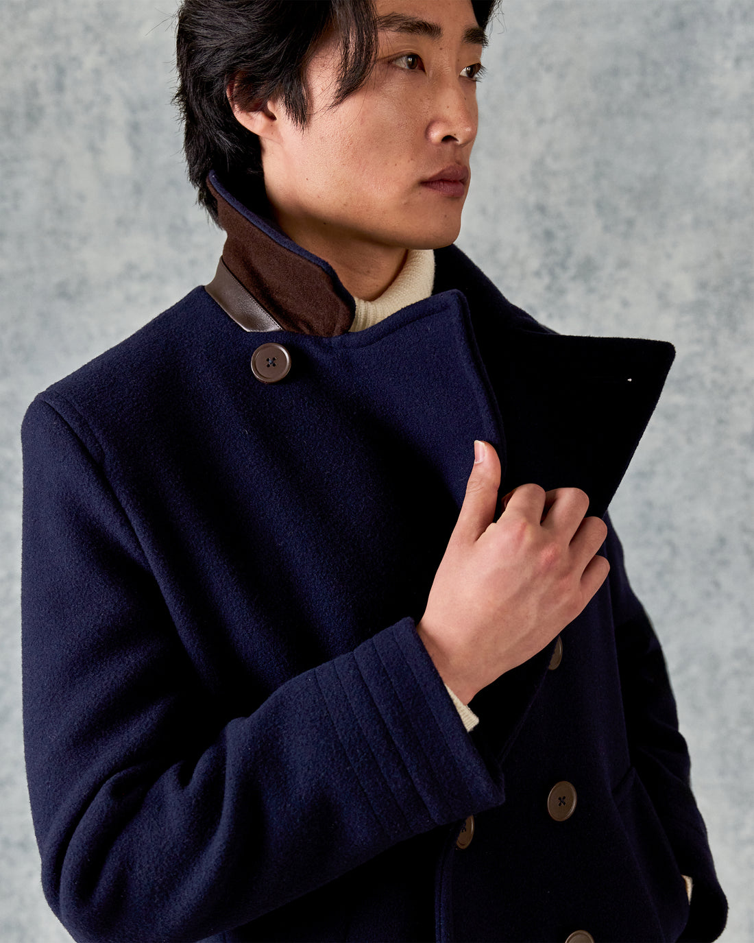 Croft Croft Bridge Coat Navy