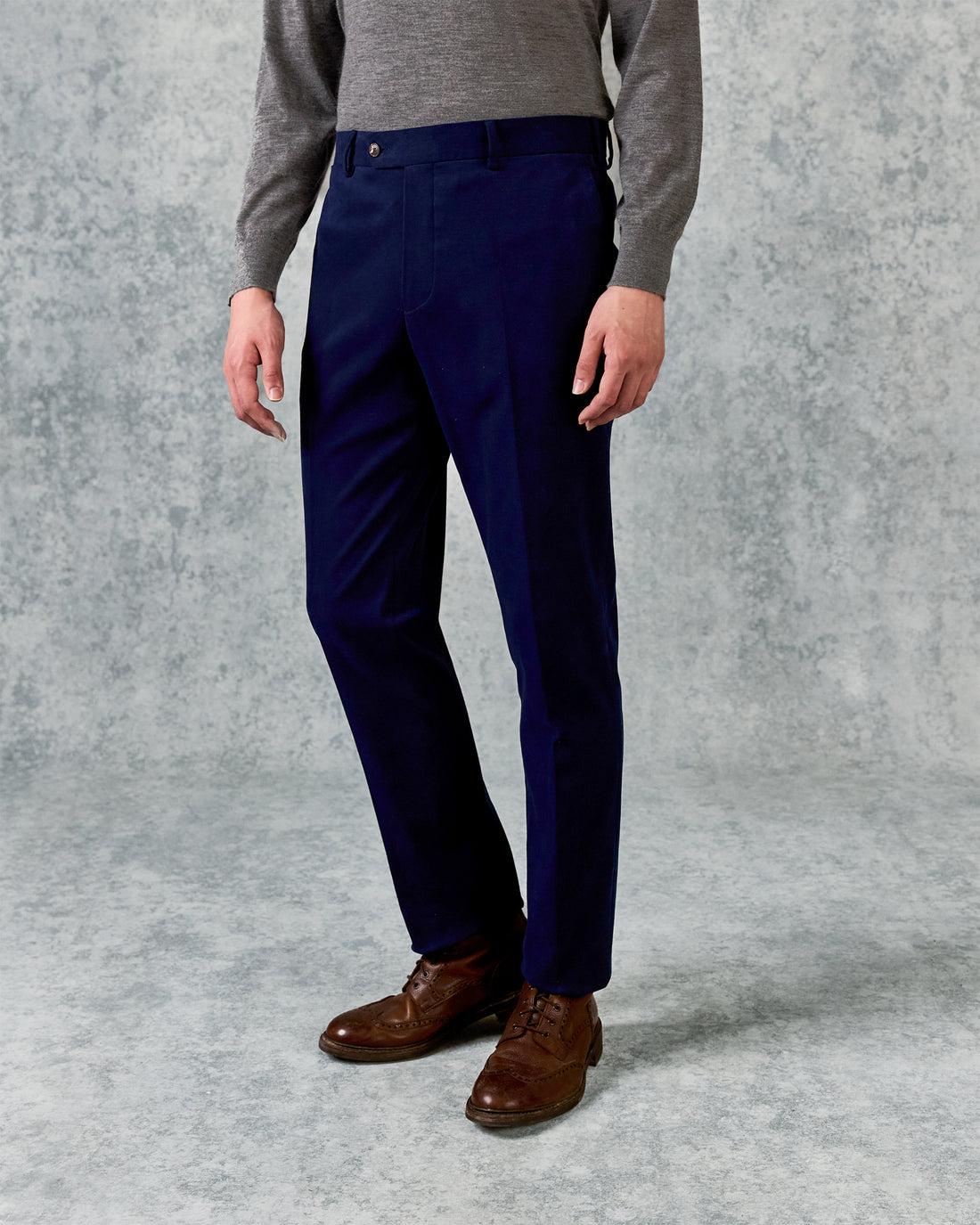Kirby Trouser Navy Moleskin