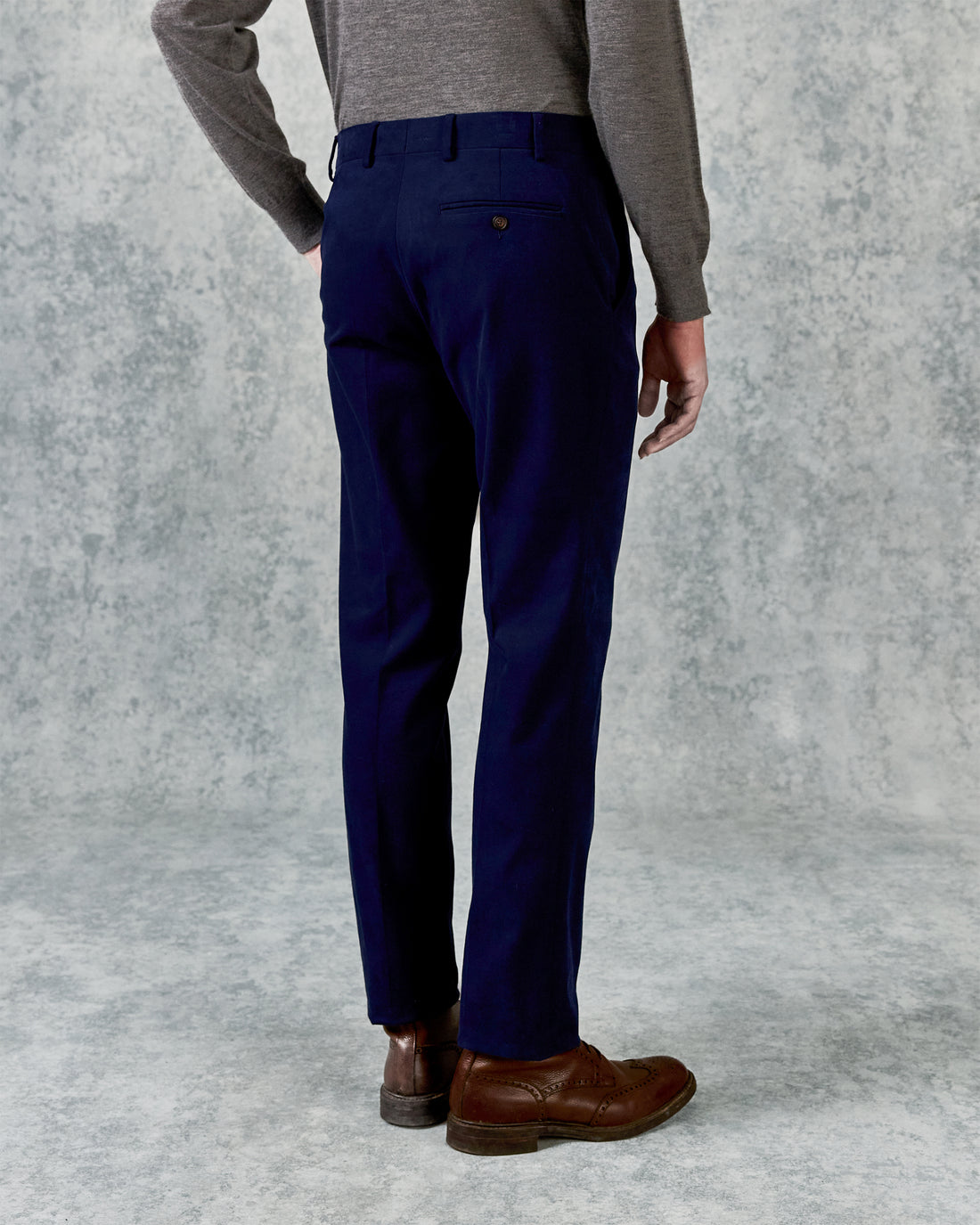 Kirby Trouser Navy Moleskin