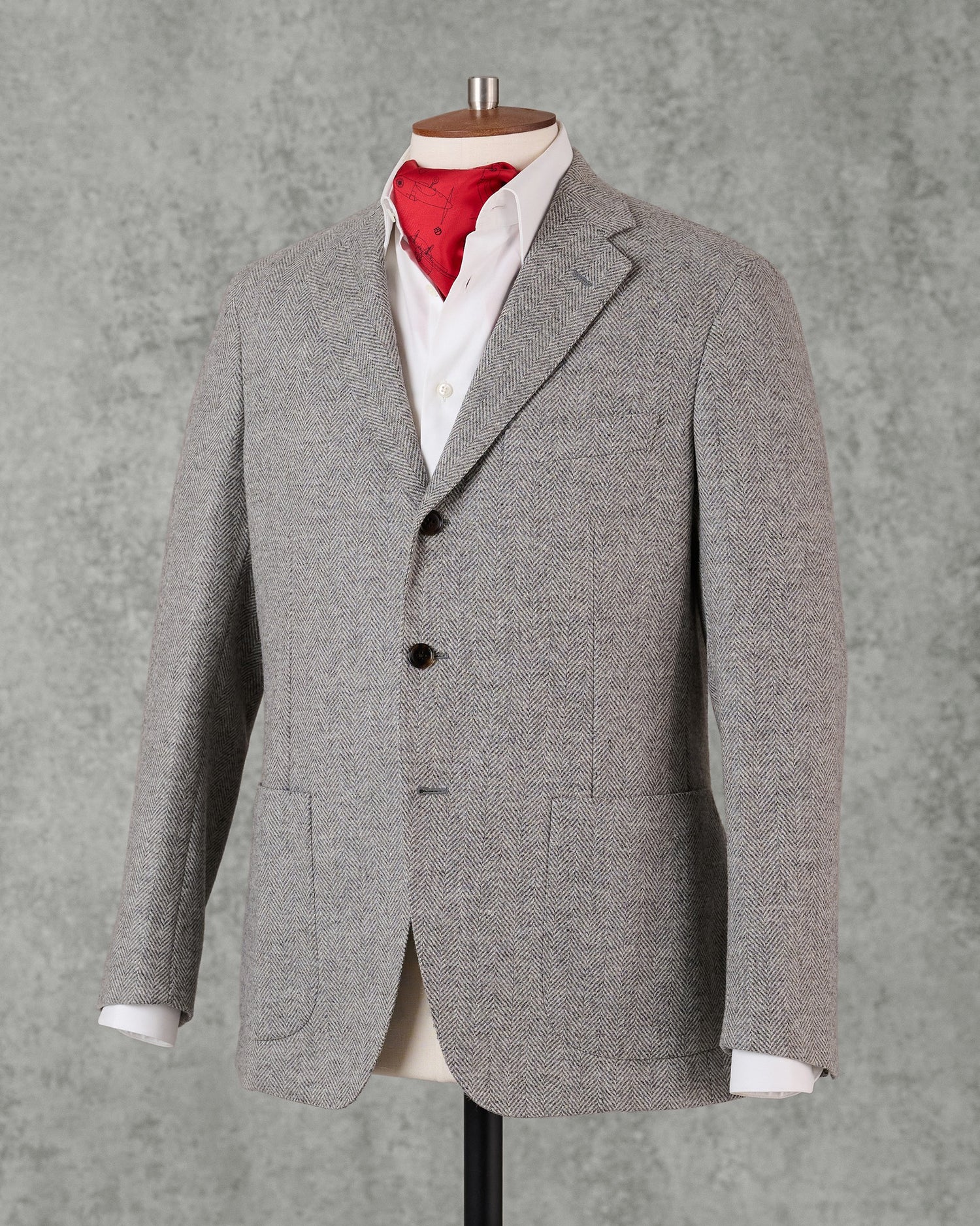 Weiss Wool Herringbone Blazer