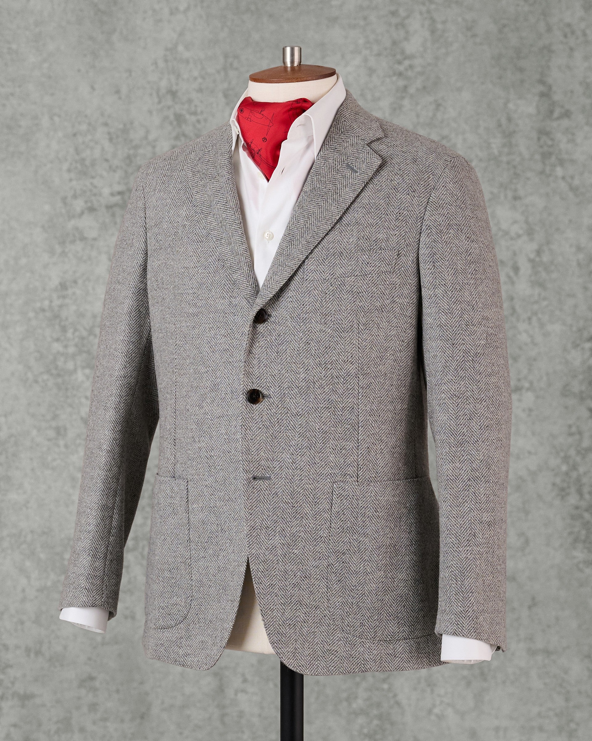 Weiss Wool Herringbone Blazer