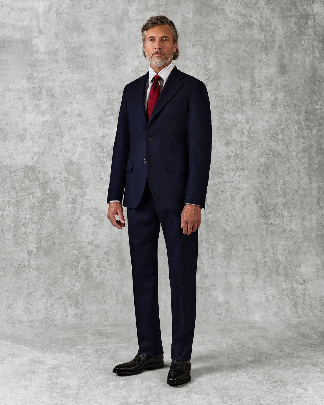 Cartwright Navy Flannel Suit