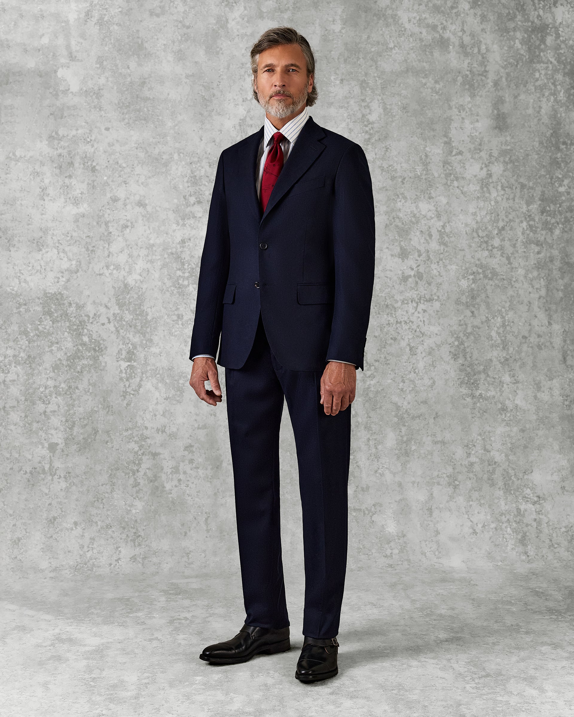 Cartwright Navy Flannel Suit