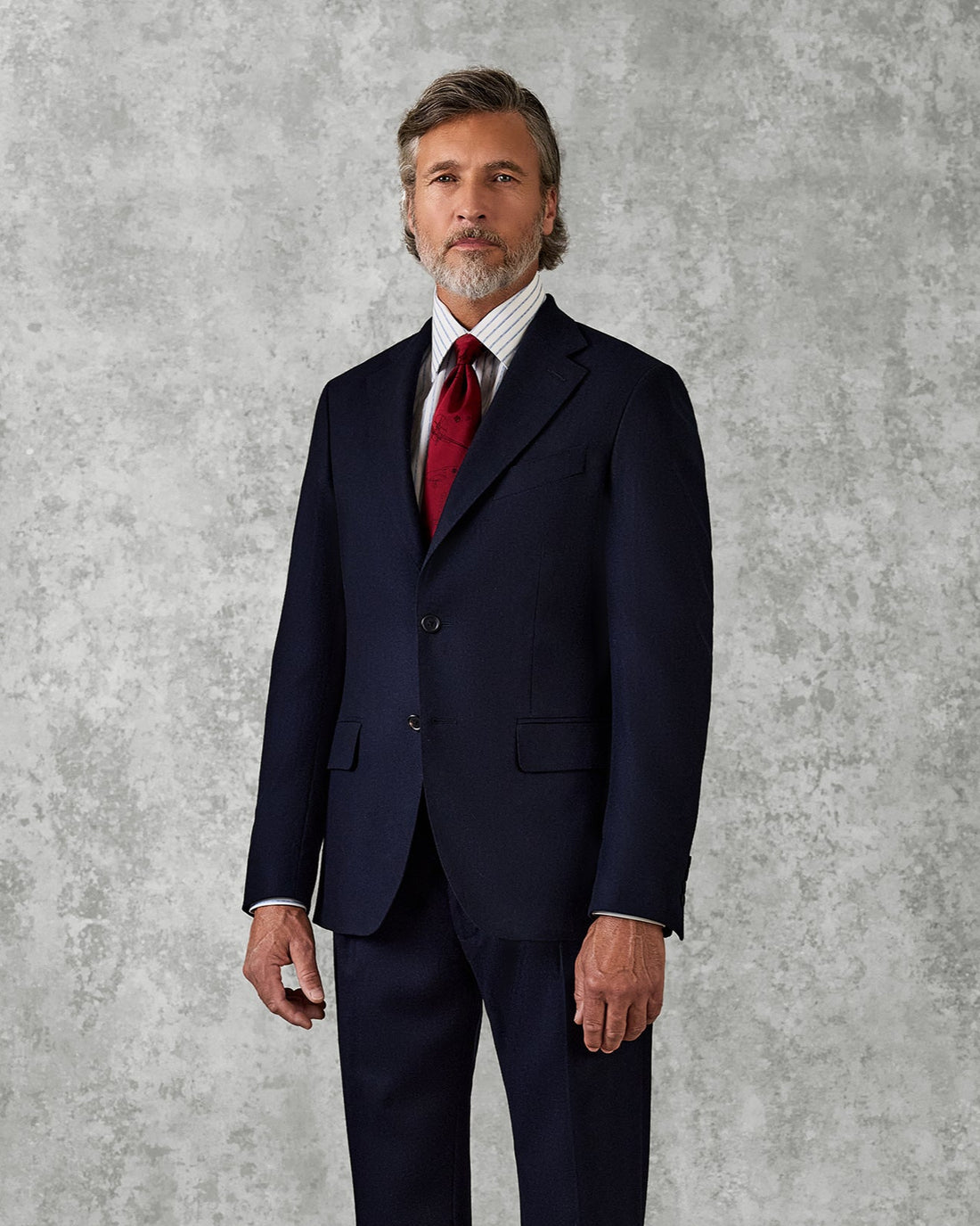 Cartwright Flannel Suit Jacket Navy