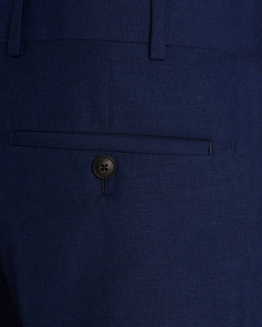 Lewis Wool & Linen Suit Pants Navy