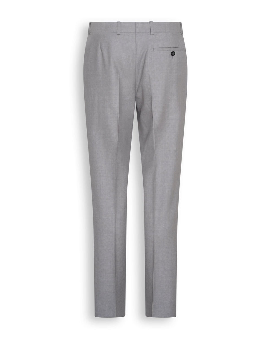 Livingstone Virgin Wool Double Breasted Suit Light Gray