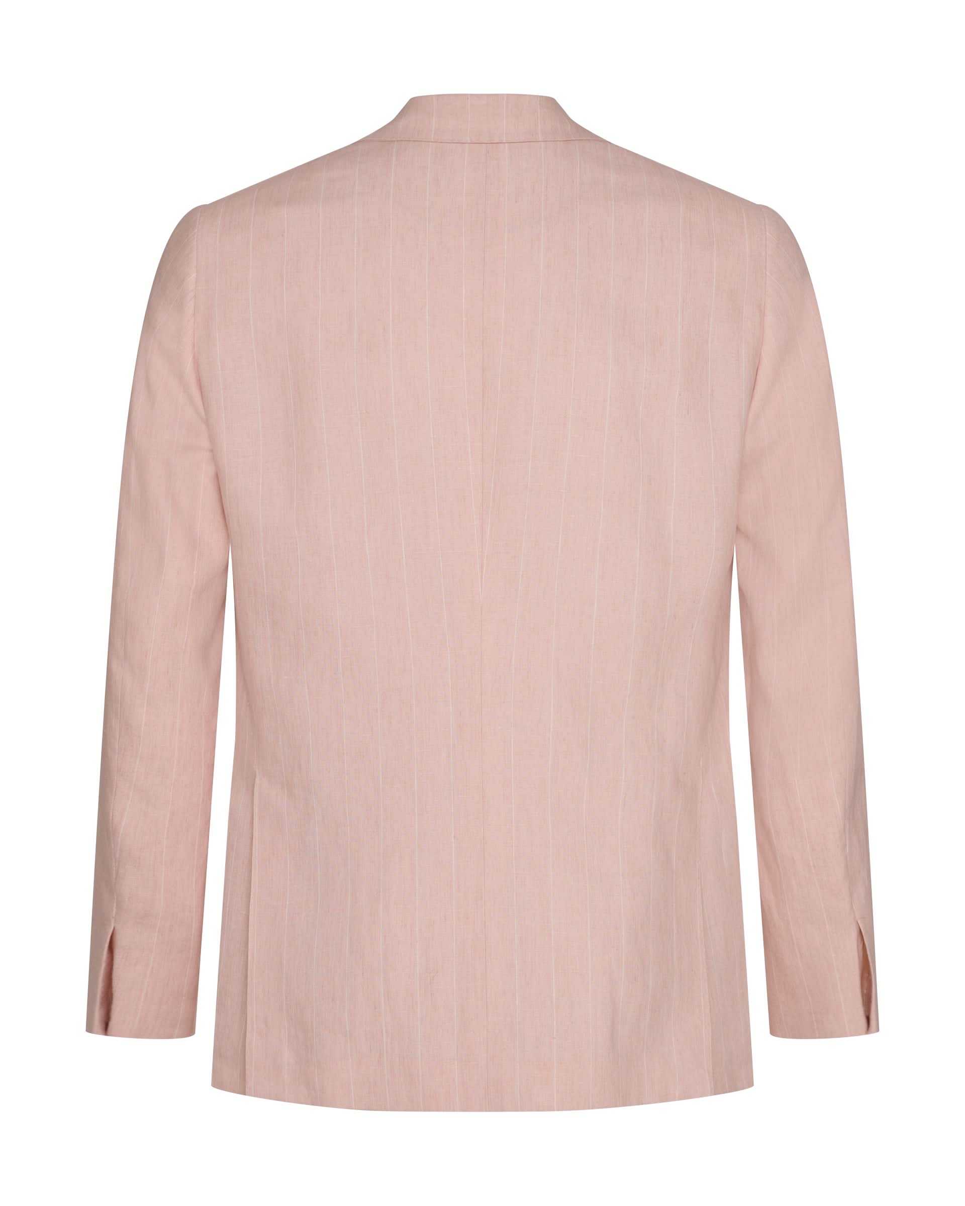 Lyons Linen Pink Stripe Suit