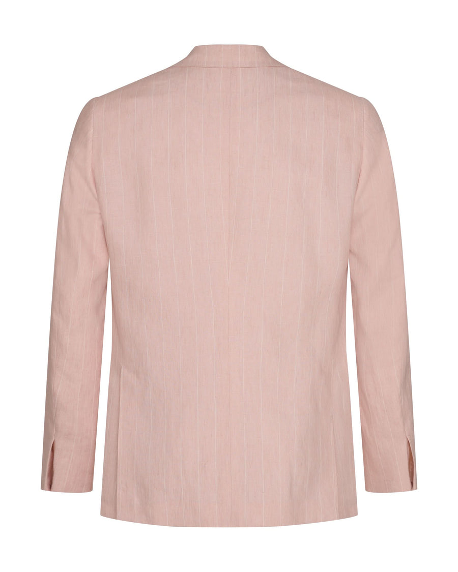 Lyons Linen Pink Stripe Suit